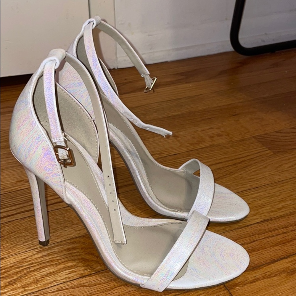 Shimmery heels